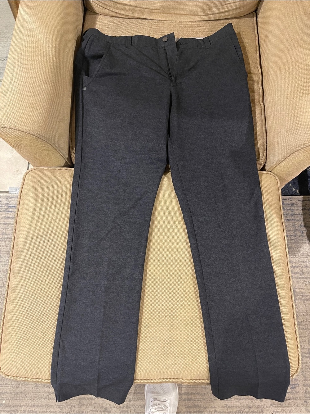 Addidas Men's Dark Gray golf Pants - Classic Straight Fit